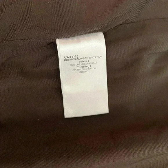 [36/US4]Authentic Gucci  Beige Wool Mini Wrap Skirt - Picture 9 of 11
